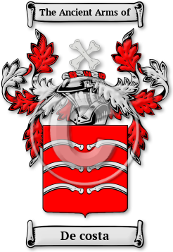 De costa Family Crest Download (JPG) Legacy Series - 600 DPI